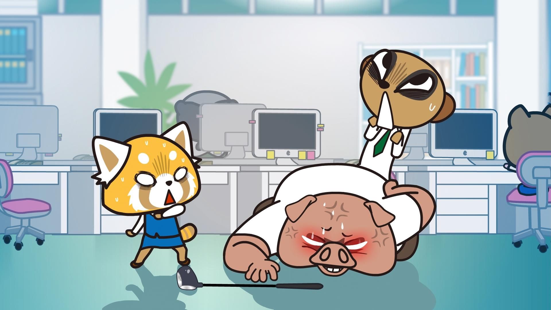 Aggretsuko background