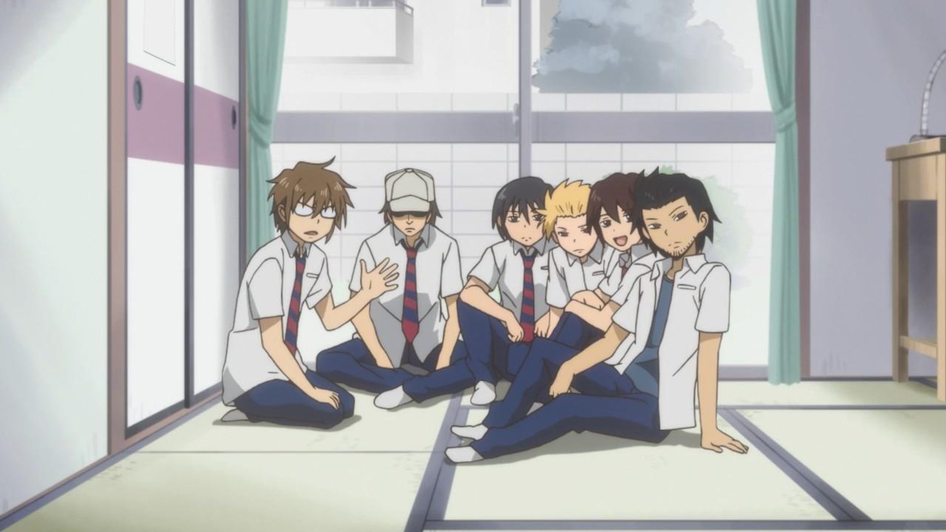 Daily Lives of High School Boys background
