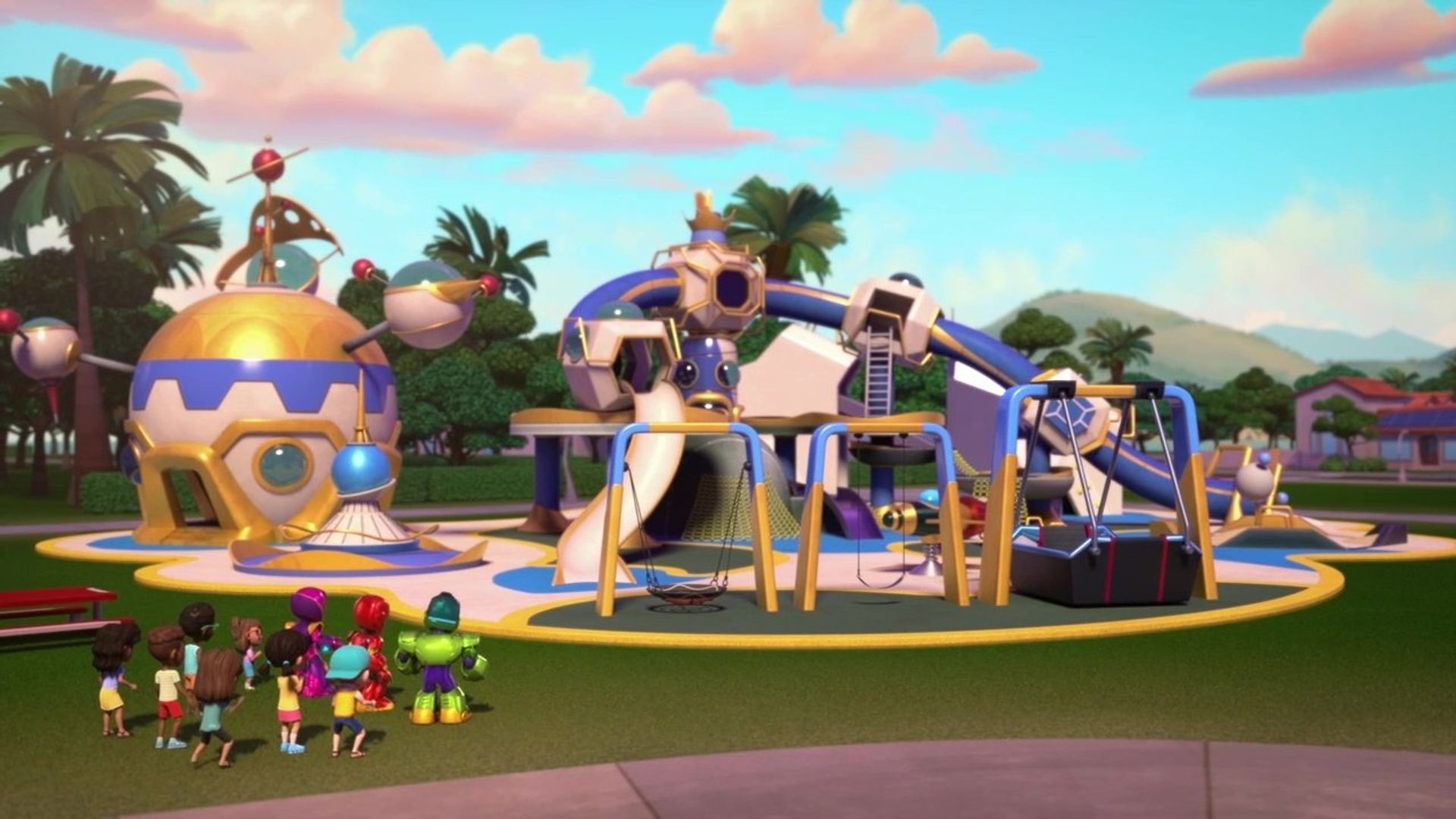 Iron Man and His Awesome Friends background