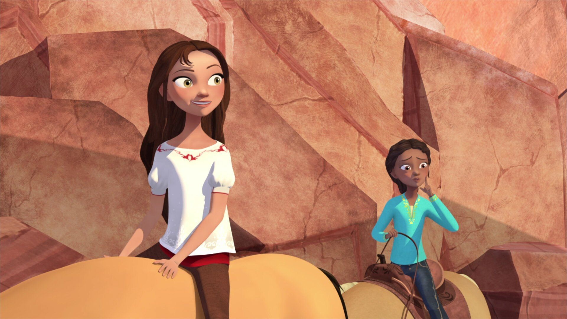 Spirit Riding Free background