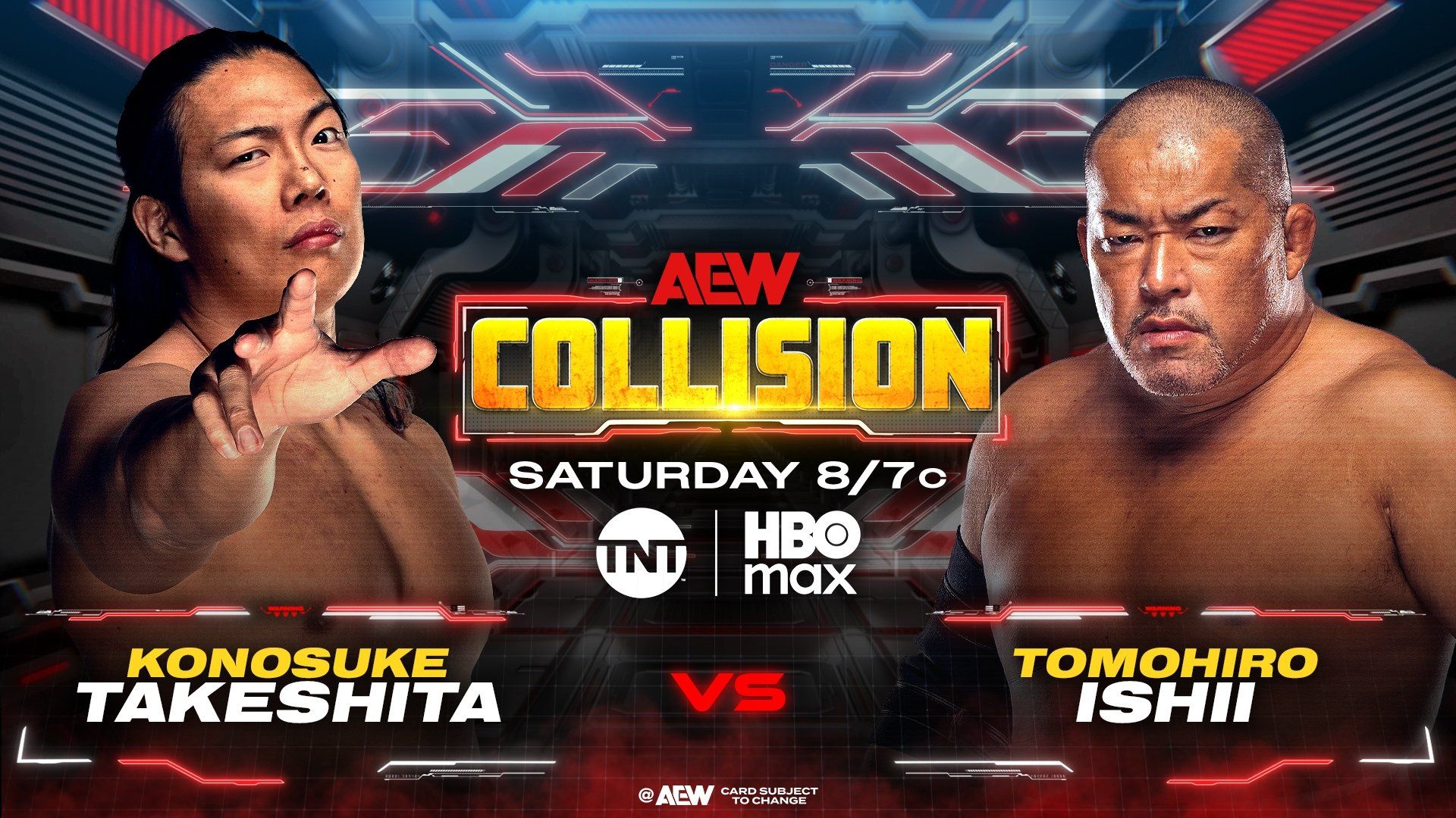 AEW Collision background