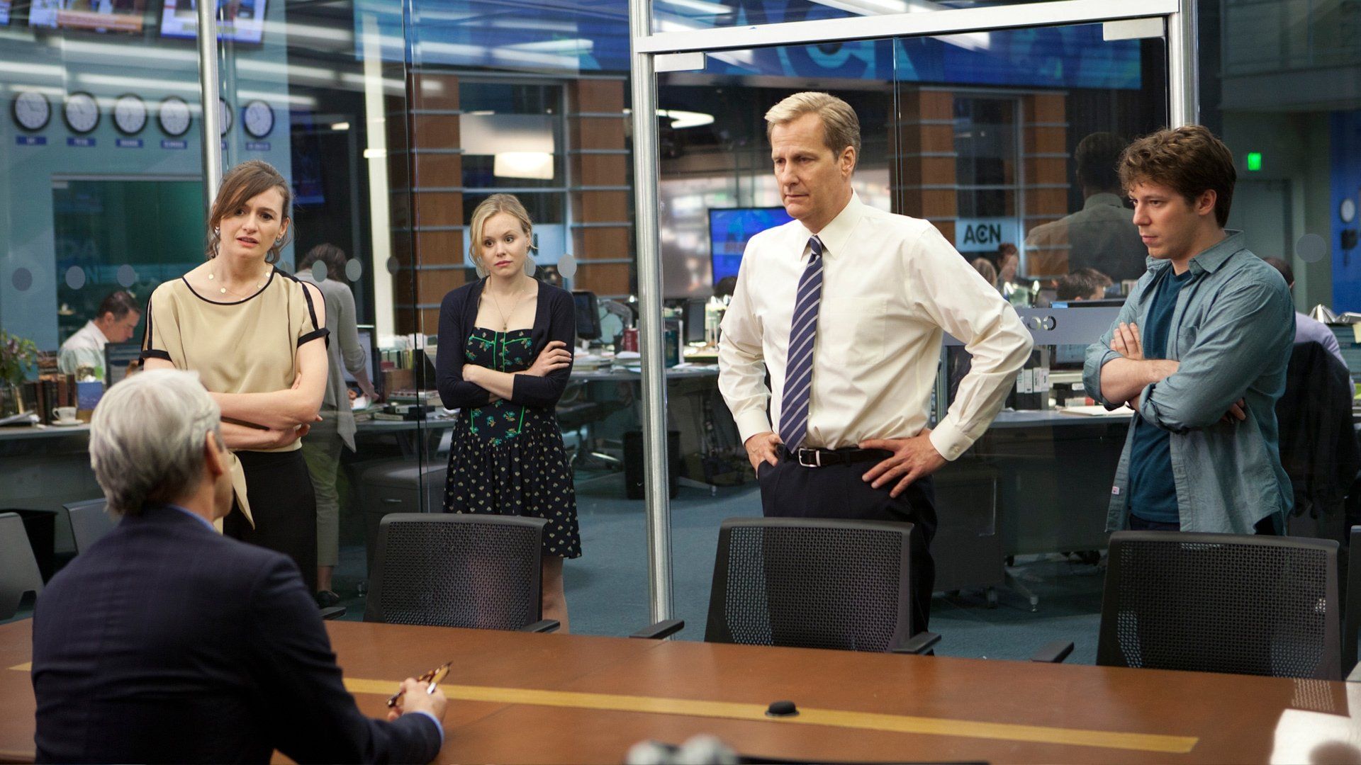 The Newsroom background