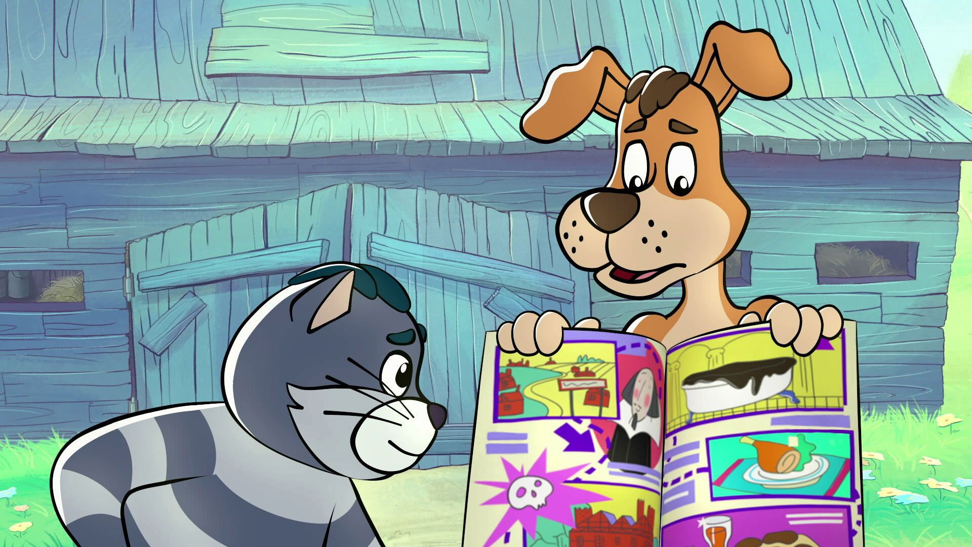 Mr. Theo, Cat & Dog background