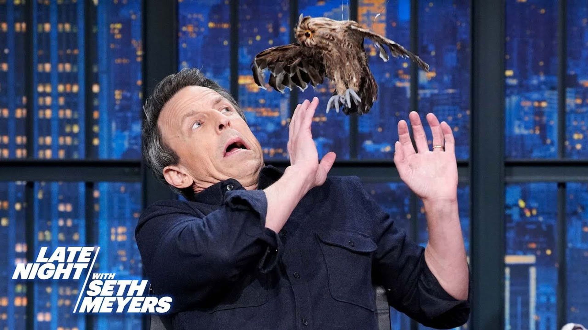 Late Night with Seth Meyers: Corrections" background