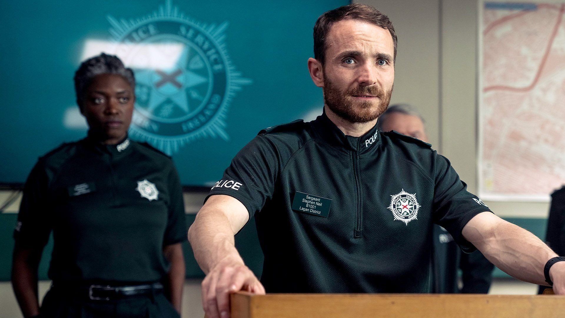 Blue Lights background