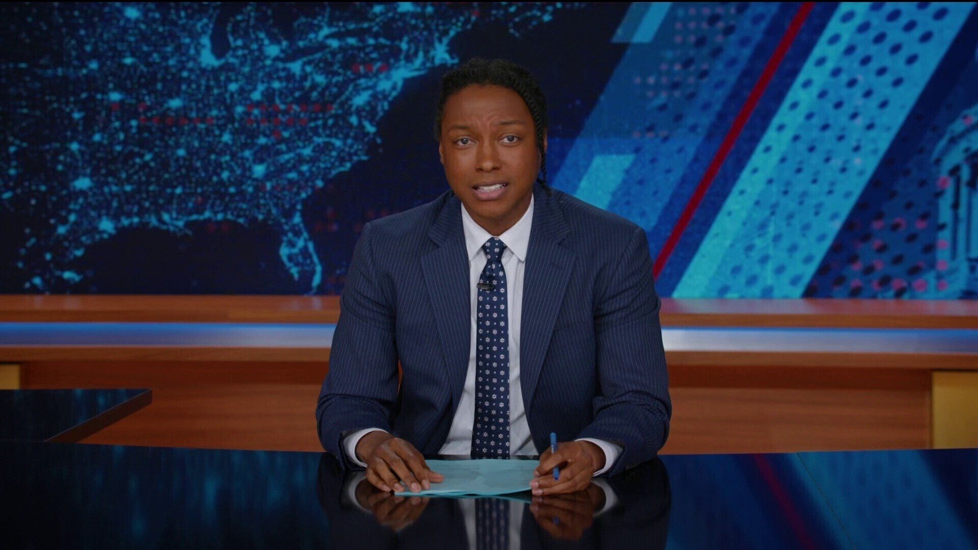The Daily Show background