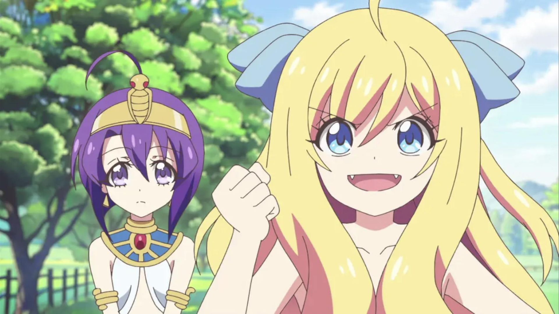 Jashin-chan Dropkick background