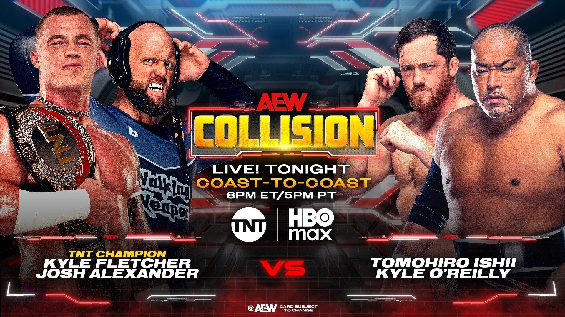 AEW Collision background