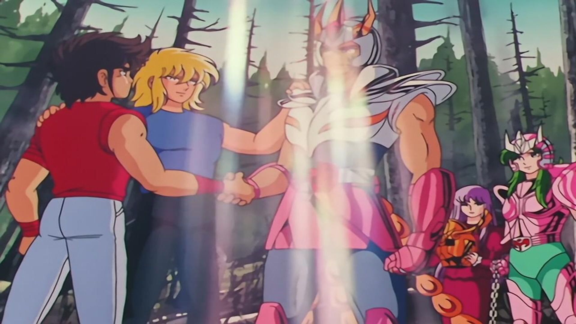 Knights of the Zodiac background
