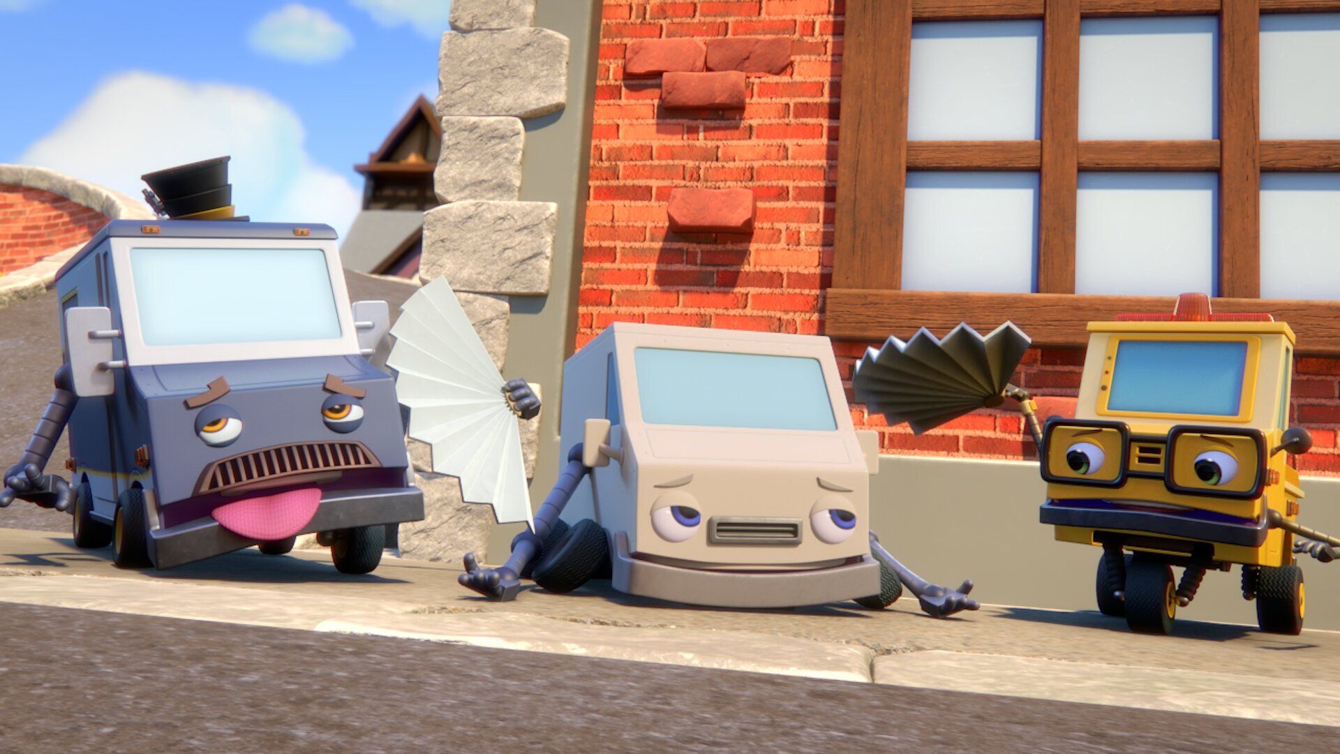 Mighty MonsterWheelies background