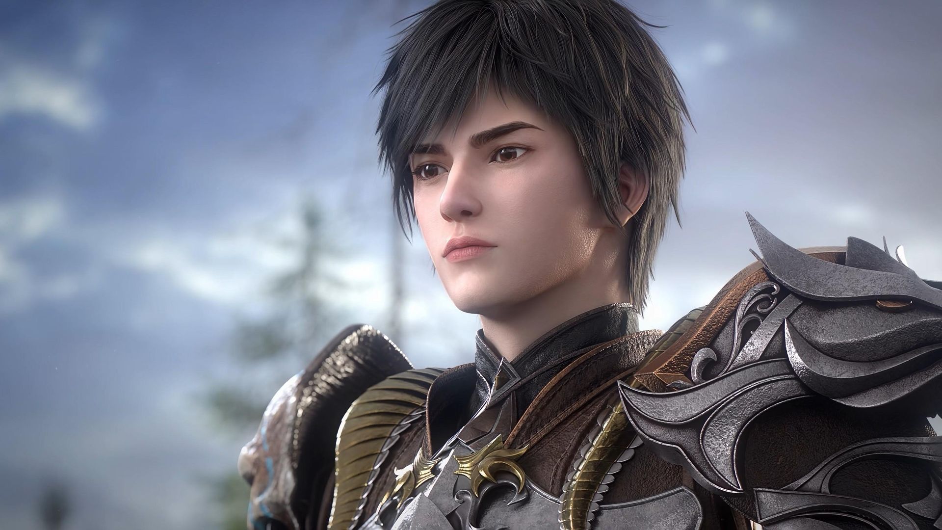 Purple River background