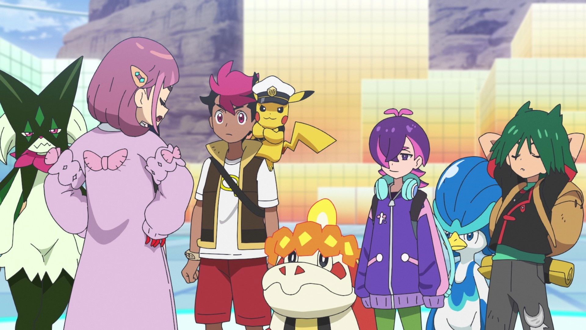 Pokémon Horizons background