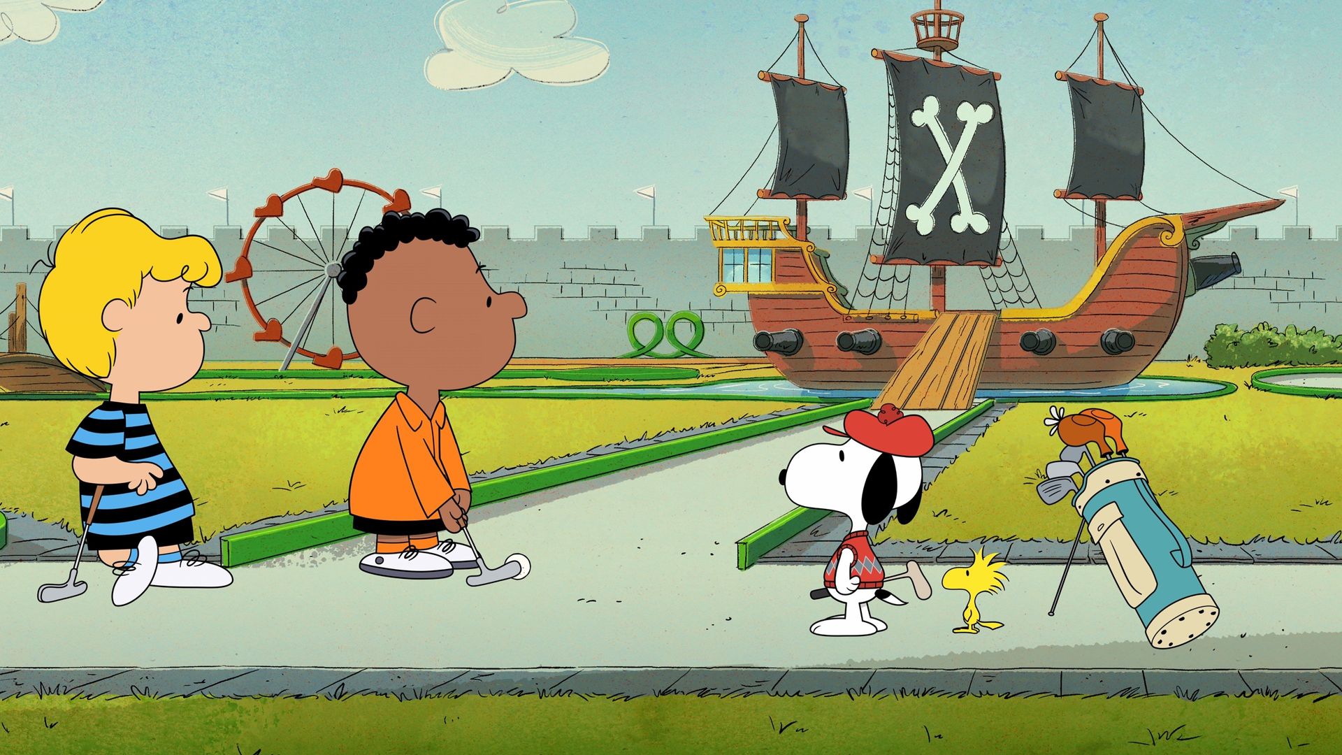 The Snoopy Show background