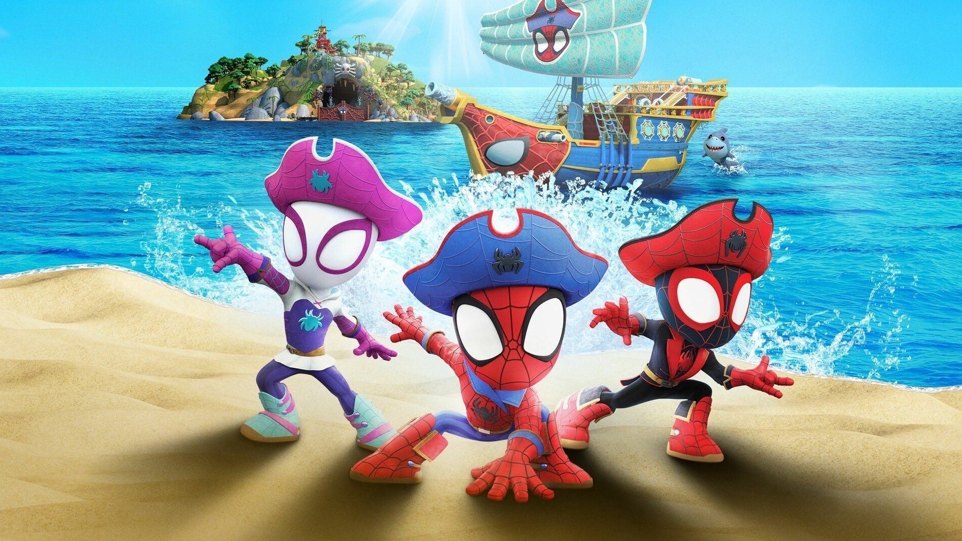 Spidey and His Amazing Friends background
