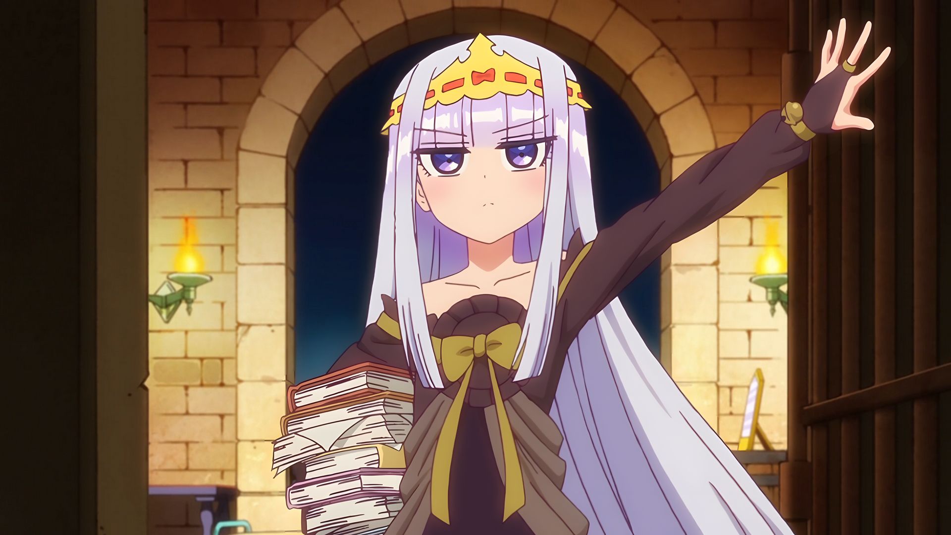 Sleepy Princess in the Demon Castle background