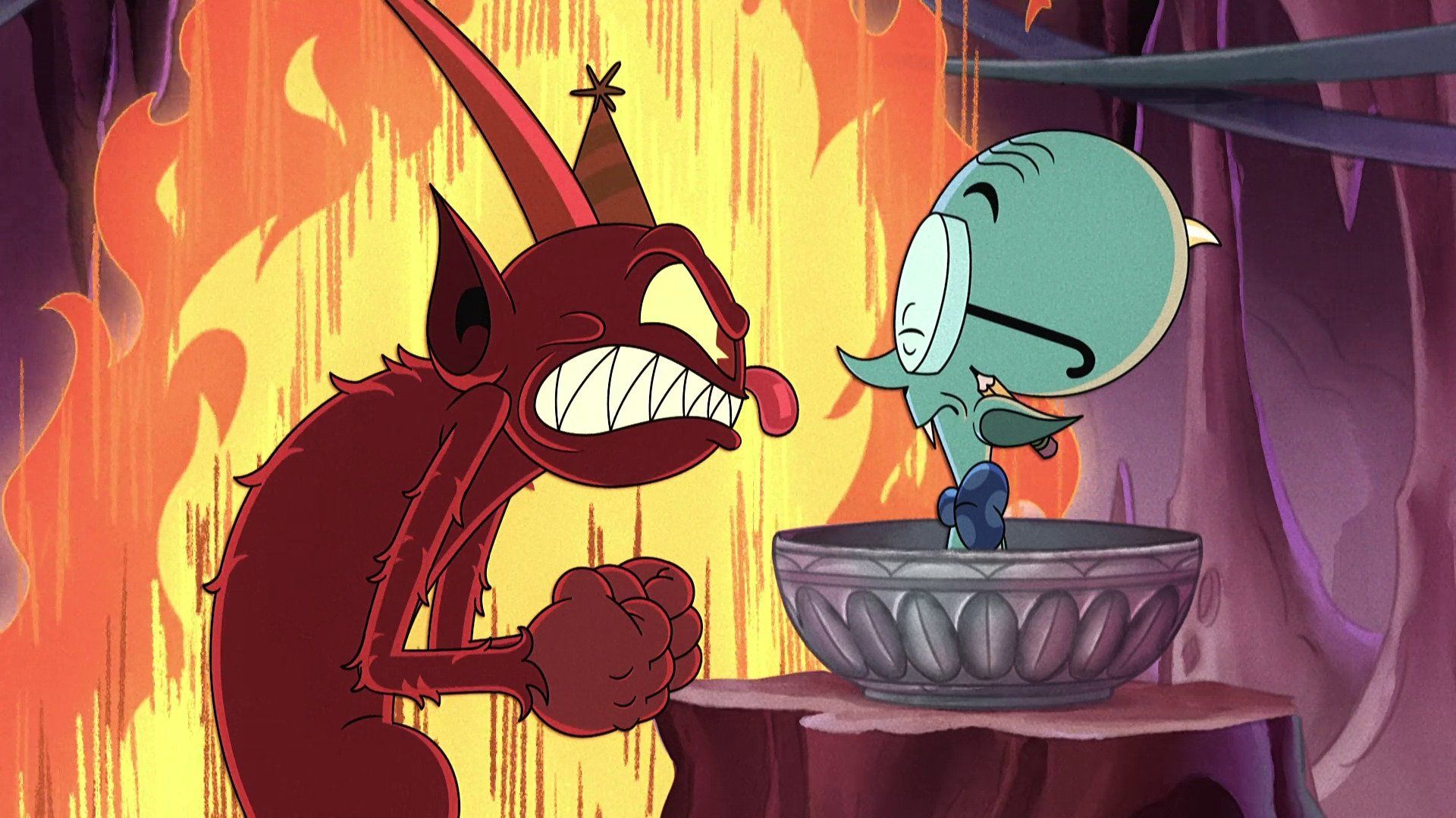 The Cuphead Show! background