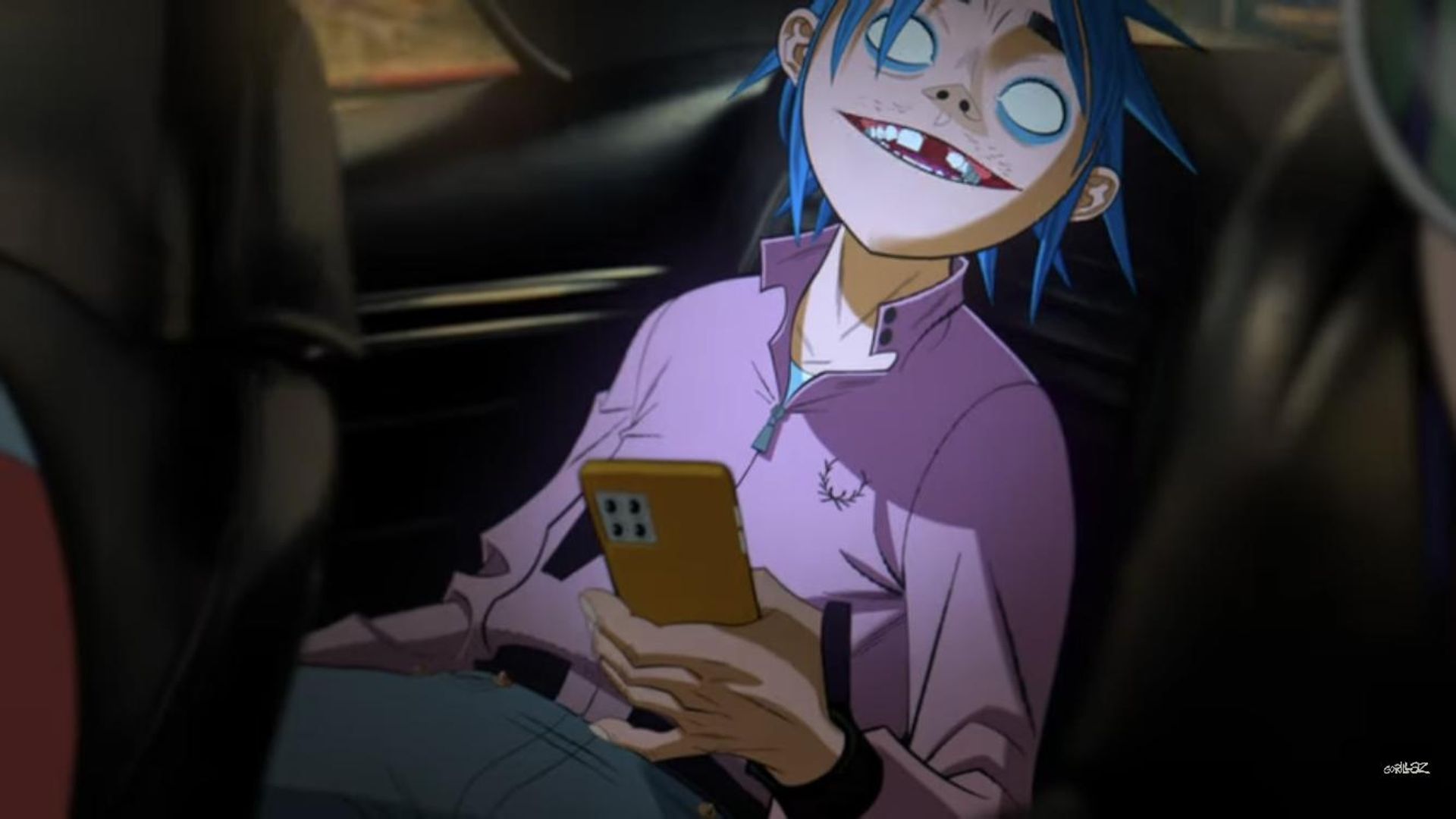 Gorillaz present Song Machine background
