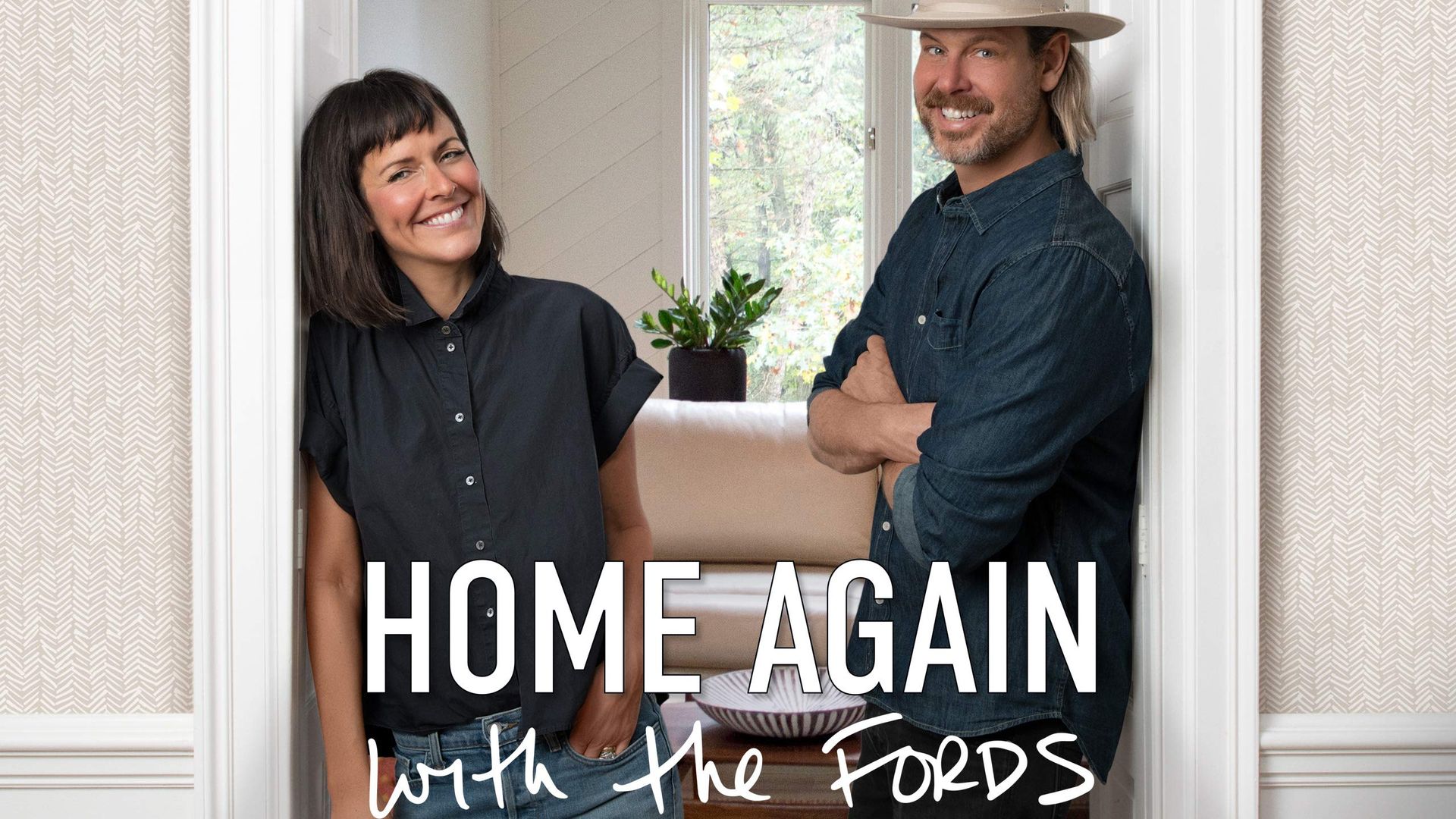 Home Again with the Fords background