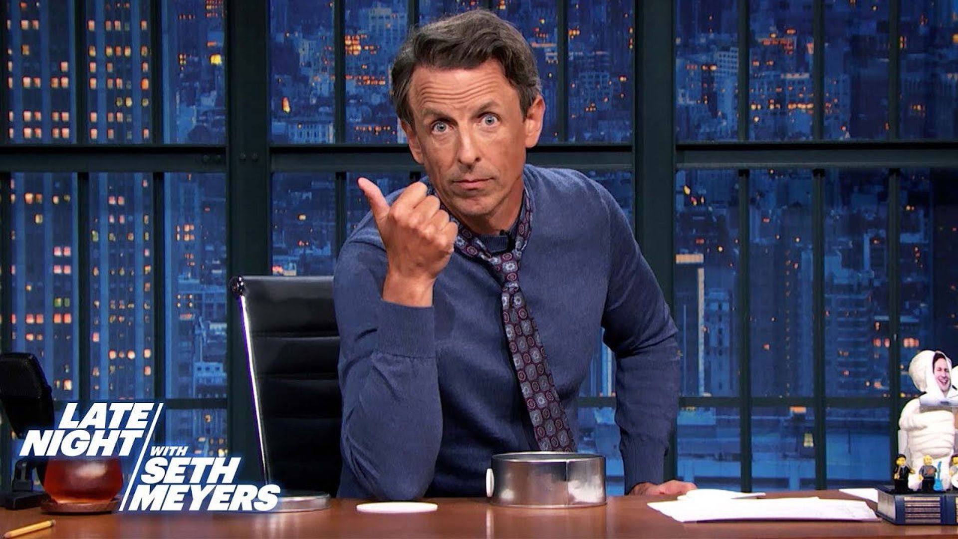 Late Night with Seth Meyers: Corrections" background
