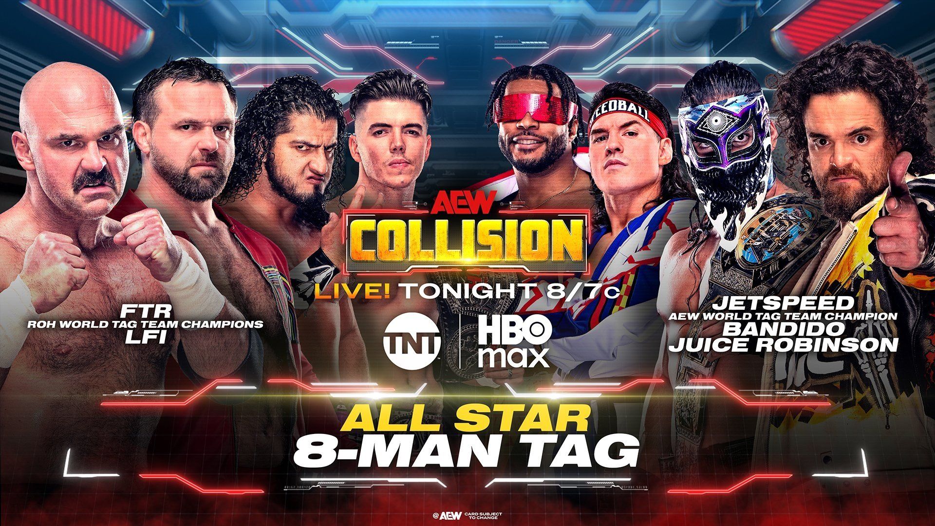 AEW Collision background