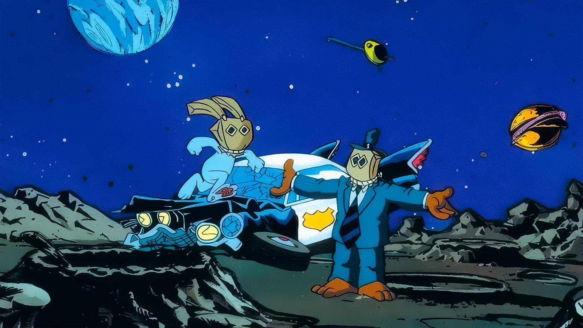 The Adventures of Sam & Max: Freelance Police background