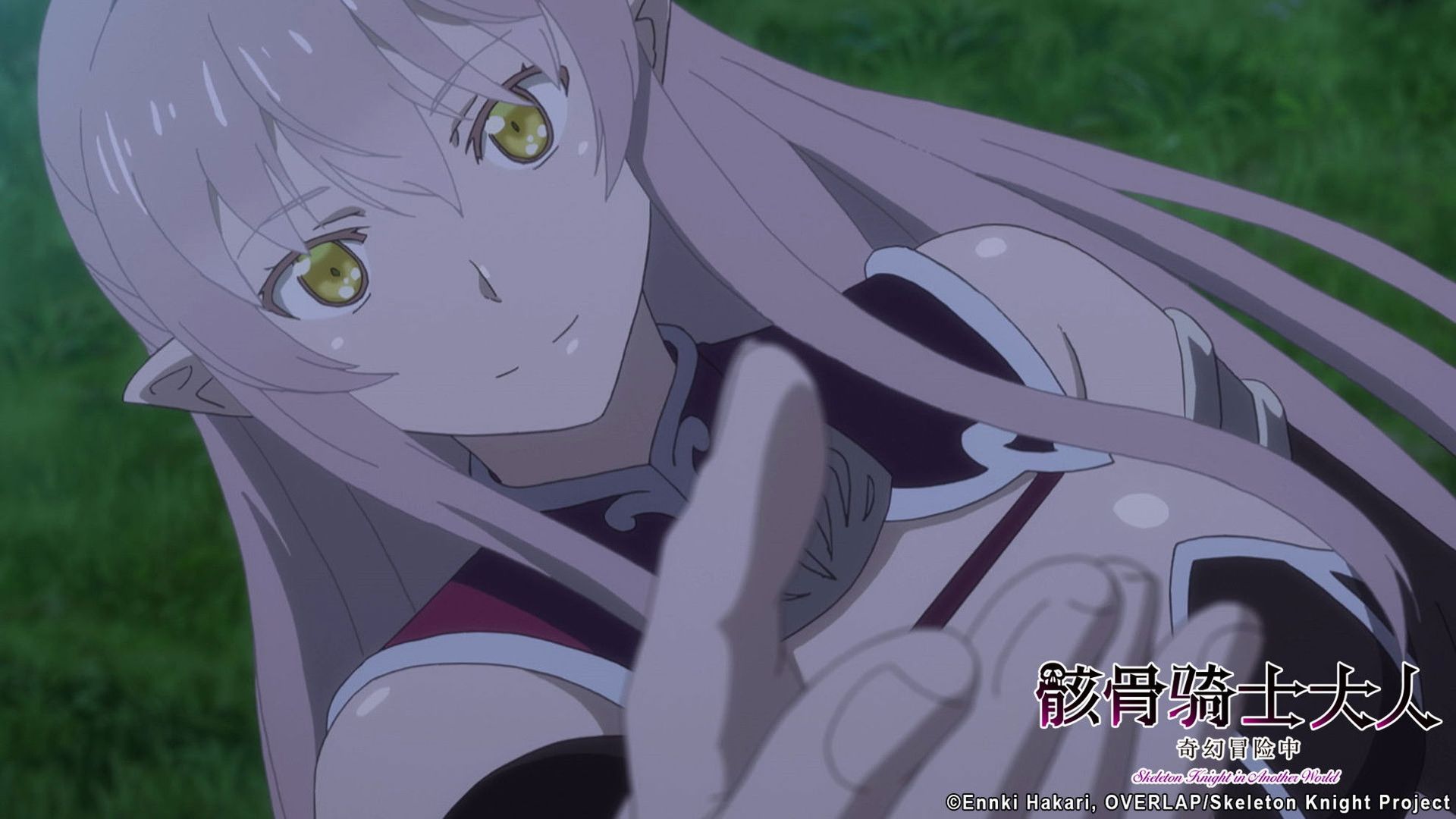 Skeleton Knight in Another World background