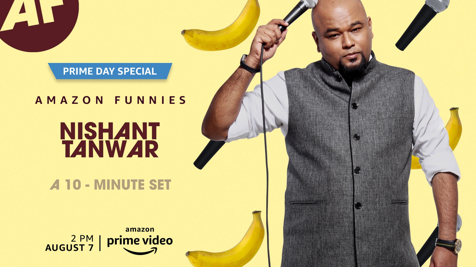 Amazon Funnies - 10 Minute Stand-ups background