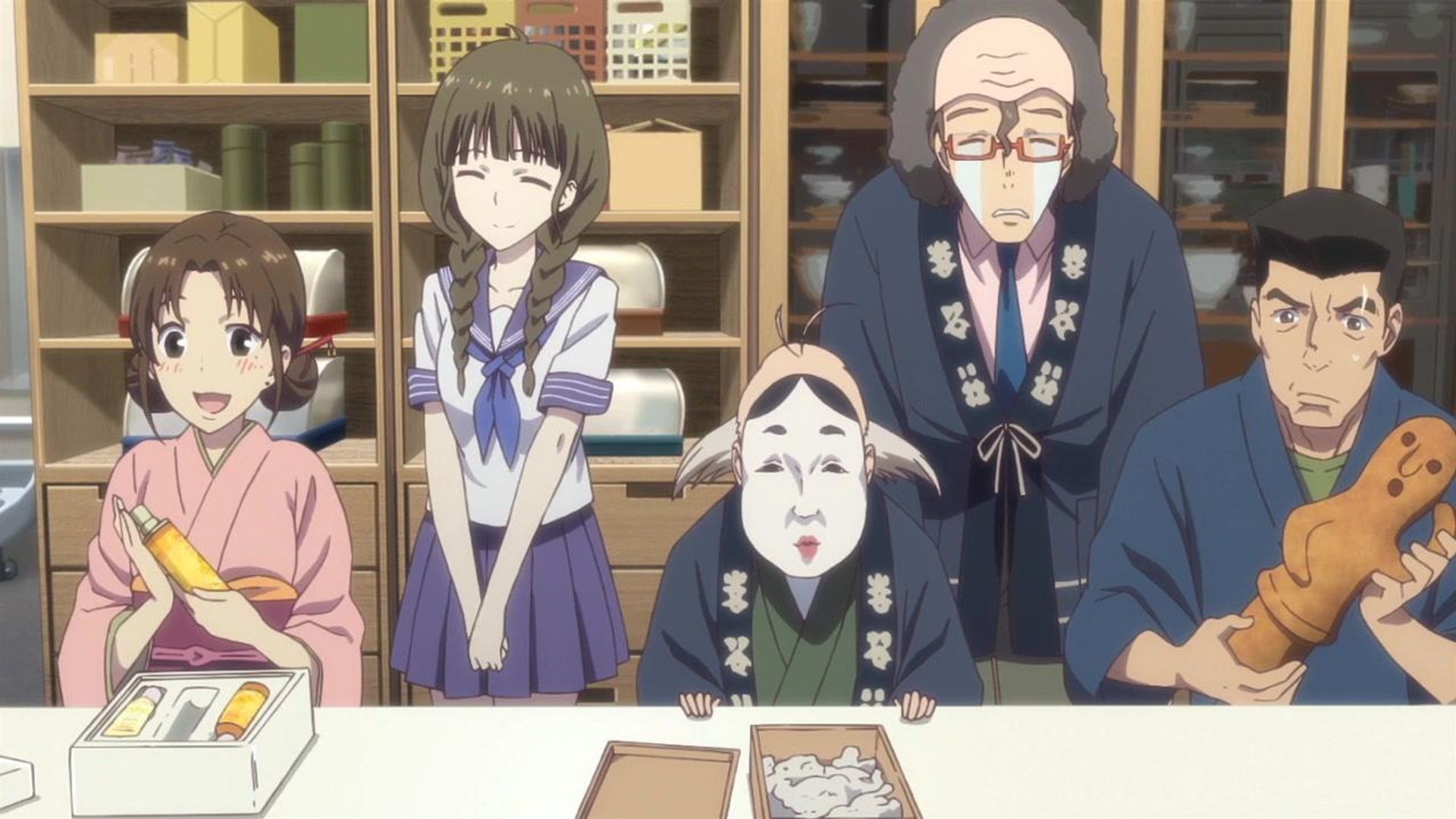 Hanasaku iroha background