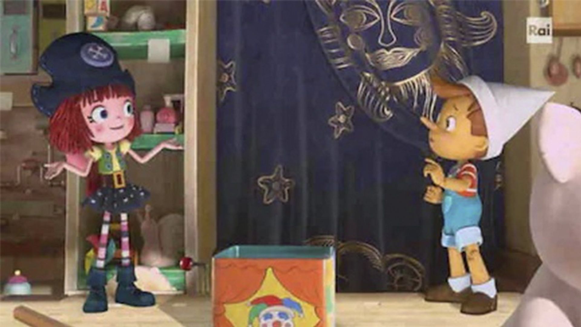 Pinocchio and Friends background