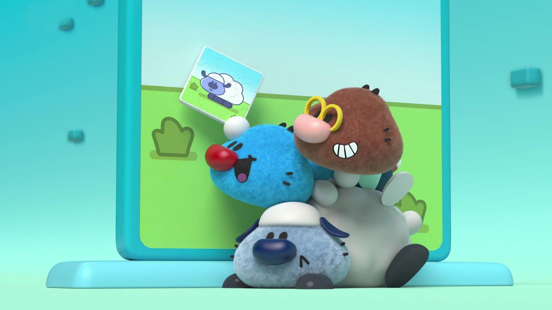 The New Adventures of Oggy background