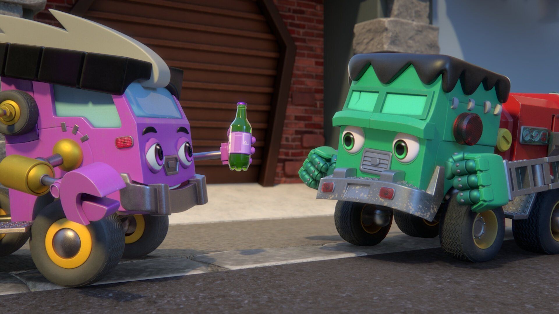 Mighty MonsterWheelies background