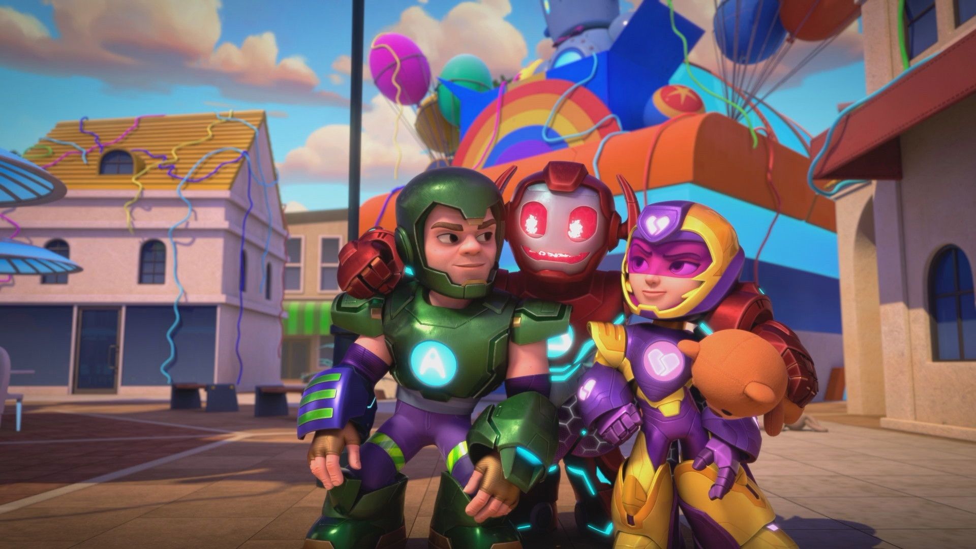 Iron Man and His Awesome Friends background