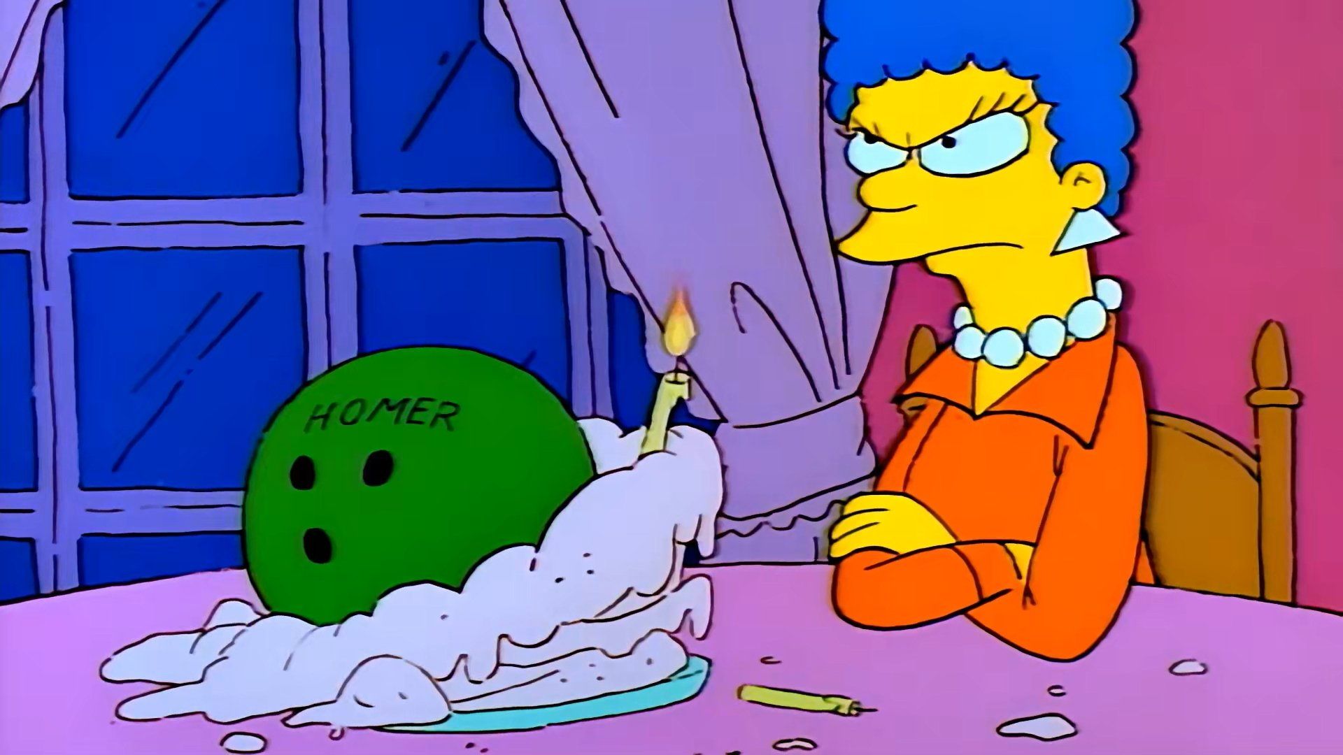 The Simpsons background