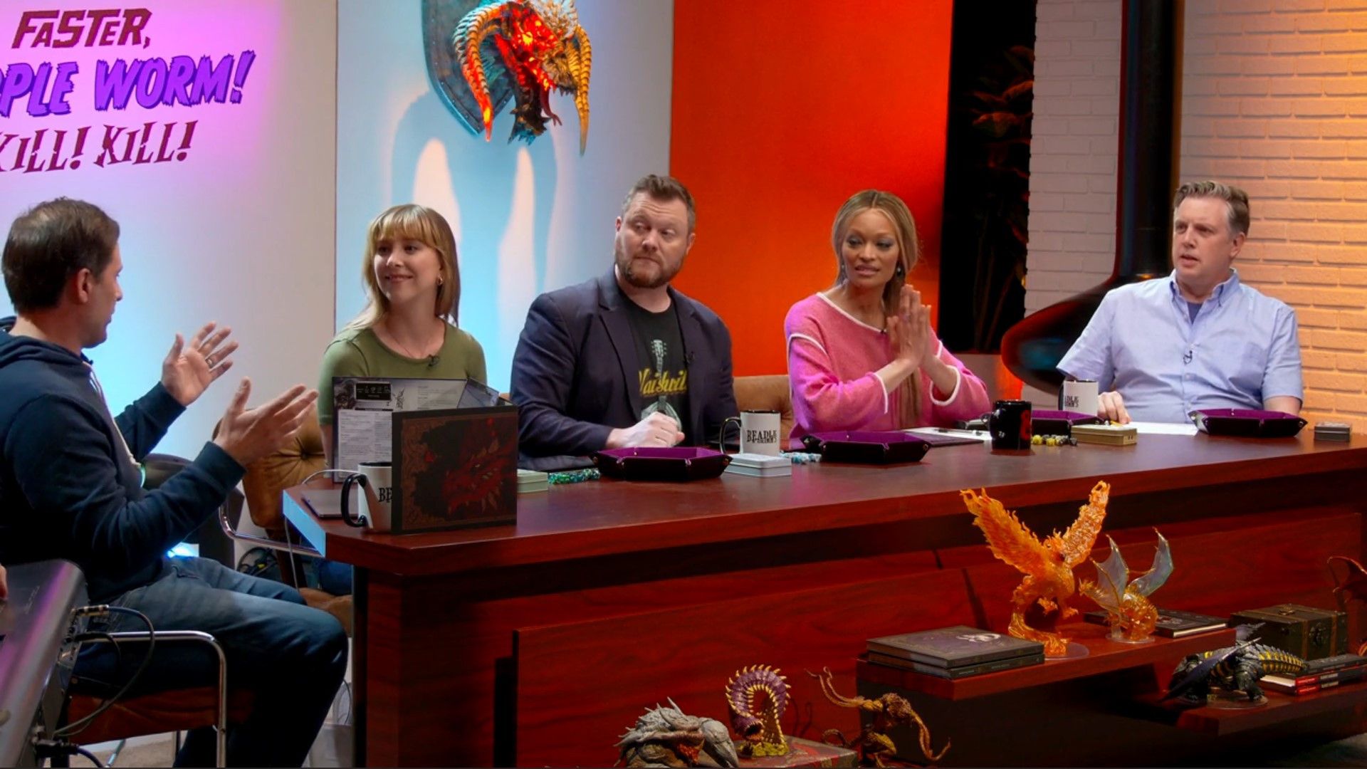 Faster, Purple Worm! Kill! Kill! background