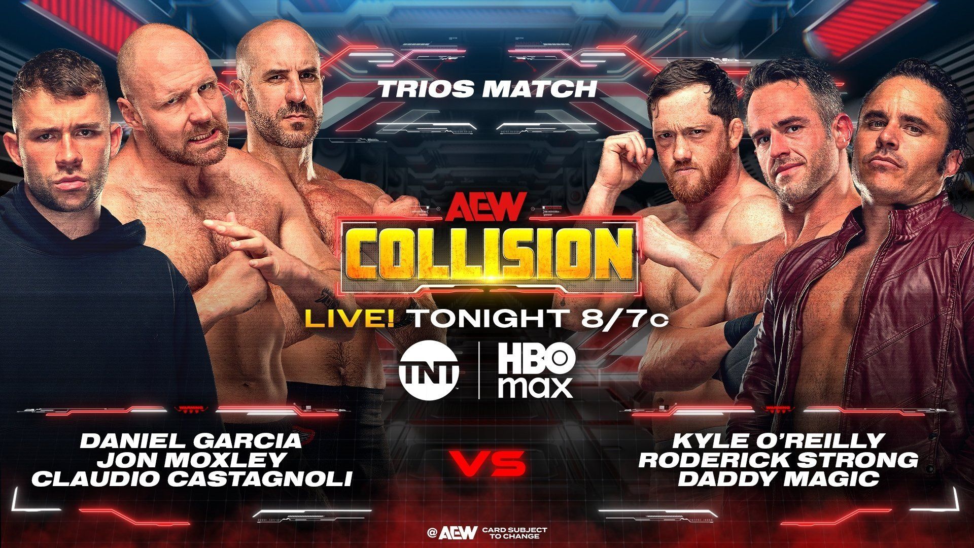 AEW Collision background