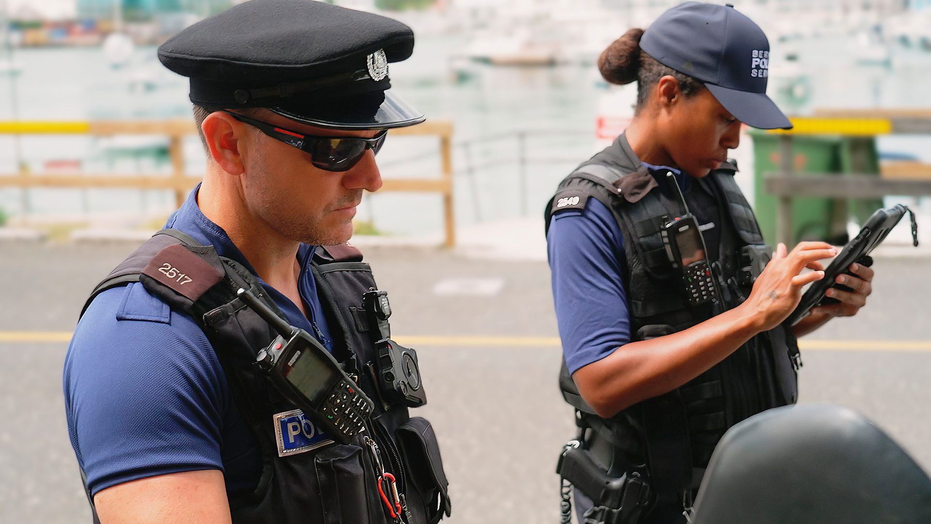 Policing Paradise background