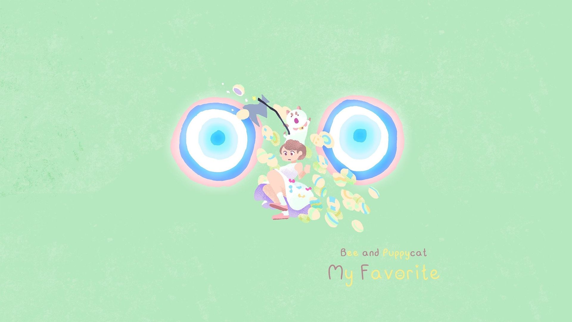 Bee & Puppycat: Lazy in Space background