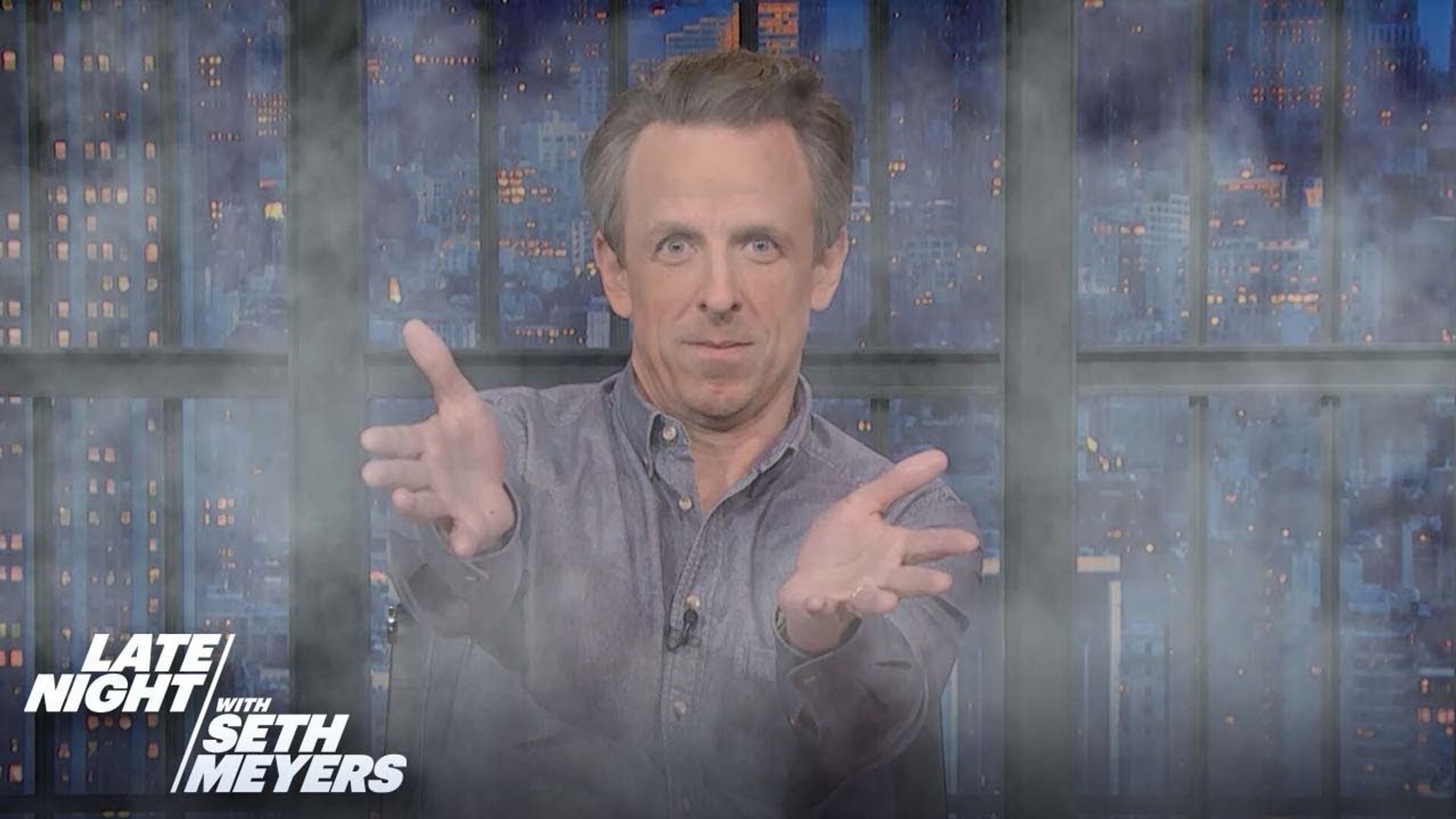Late Night with Seth Meyers: Corrections" background