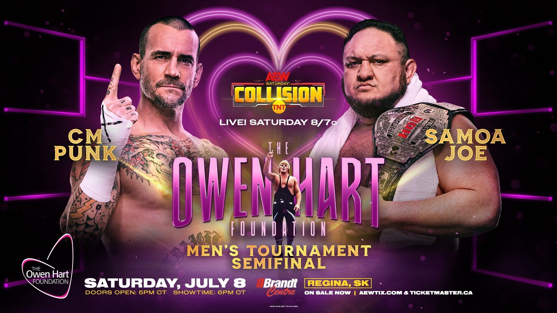 AEW Collision background