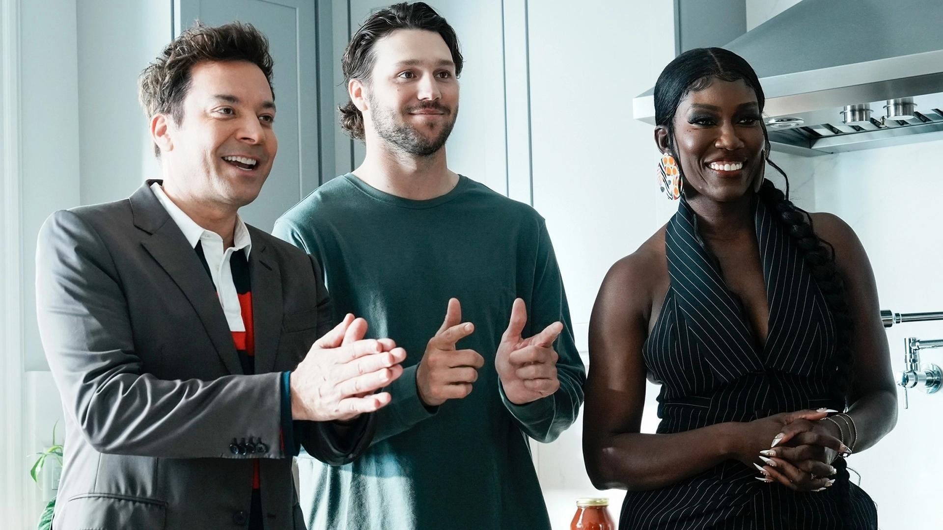 On Brand with Jimmy Fallon background