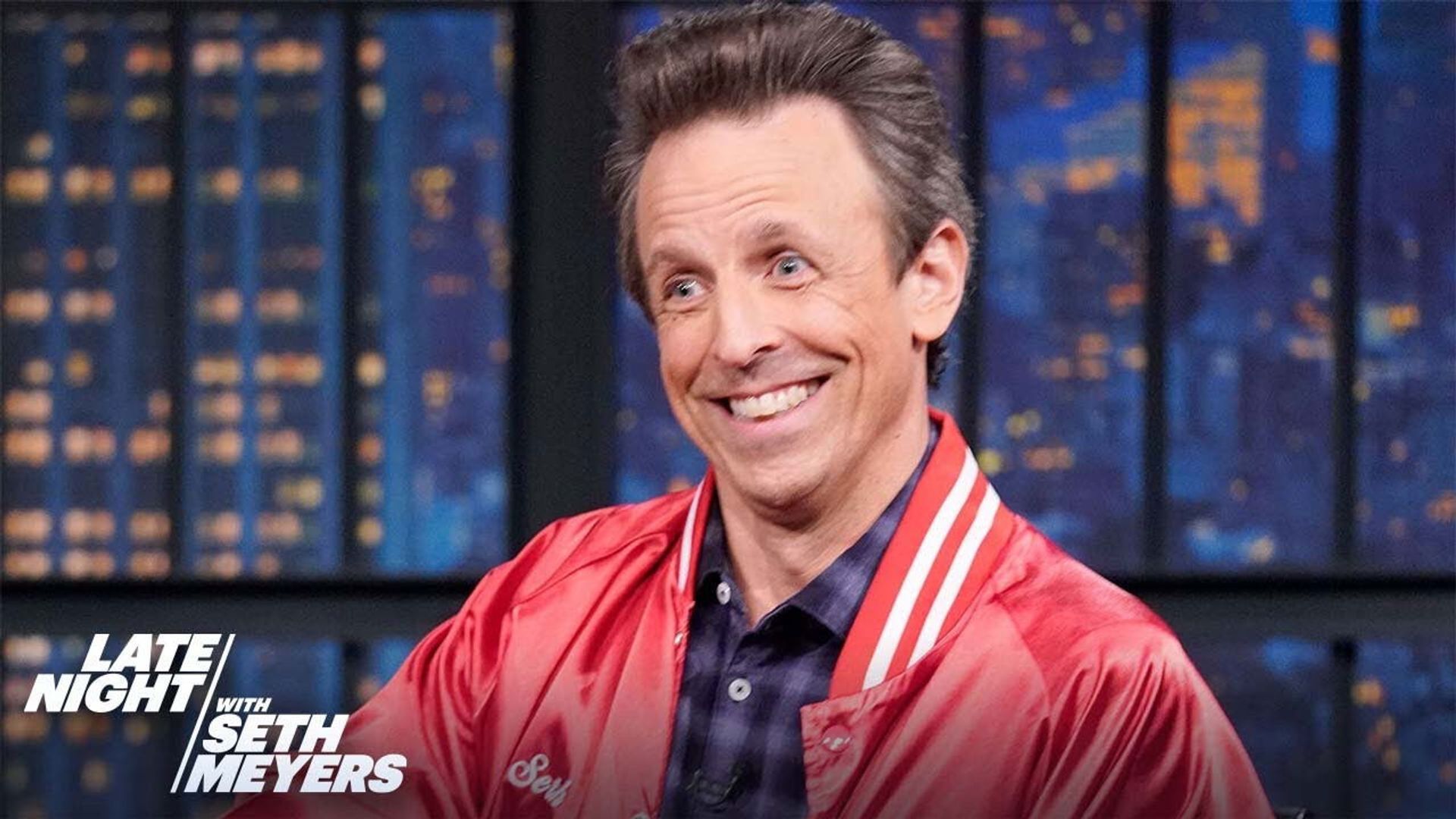 Late Night with Seth Meyers: Corrections" background