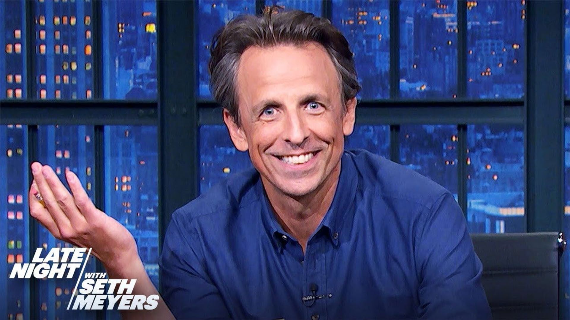Late Night with Seth Meyers: Corrections" background
