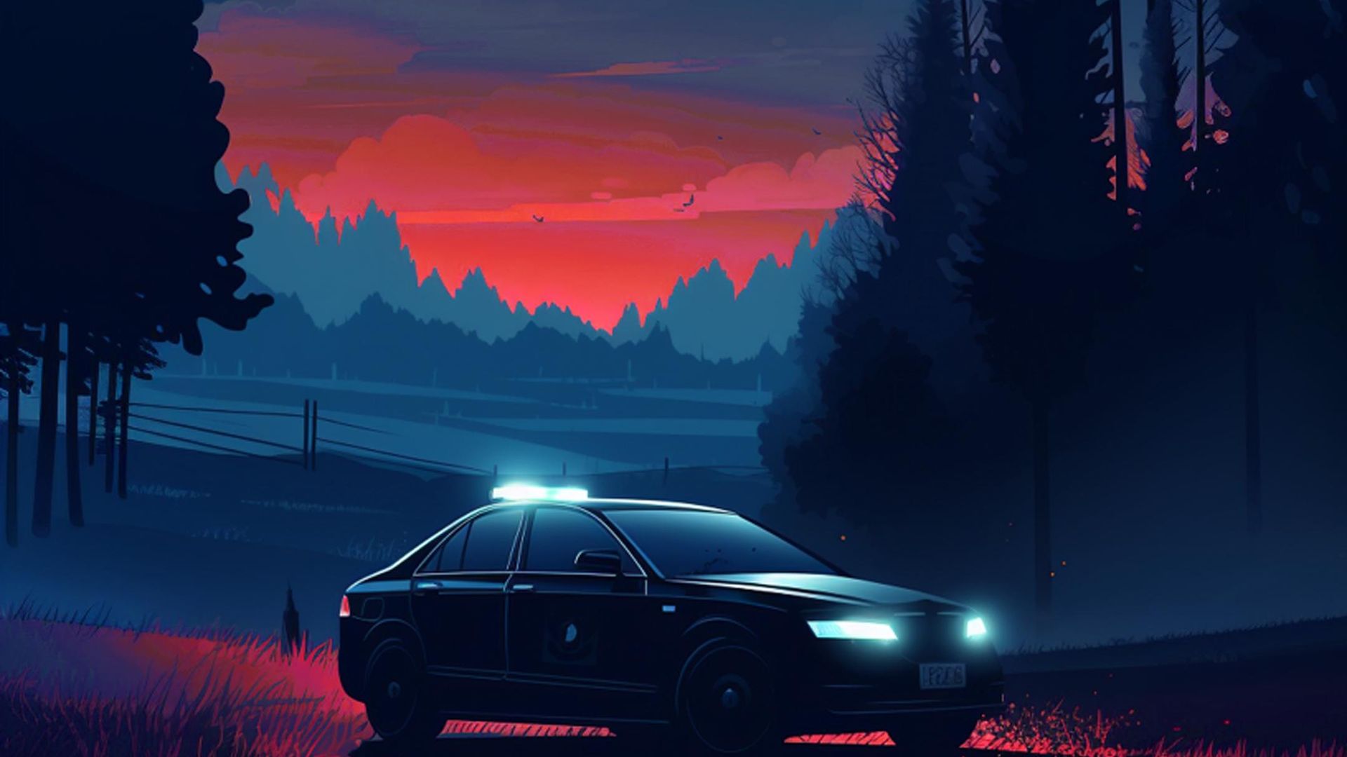 Police Call 110 background