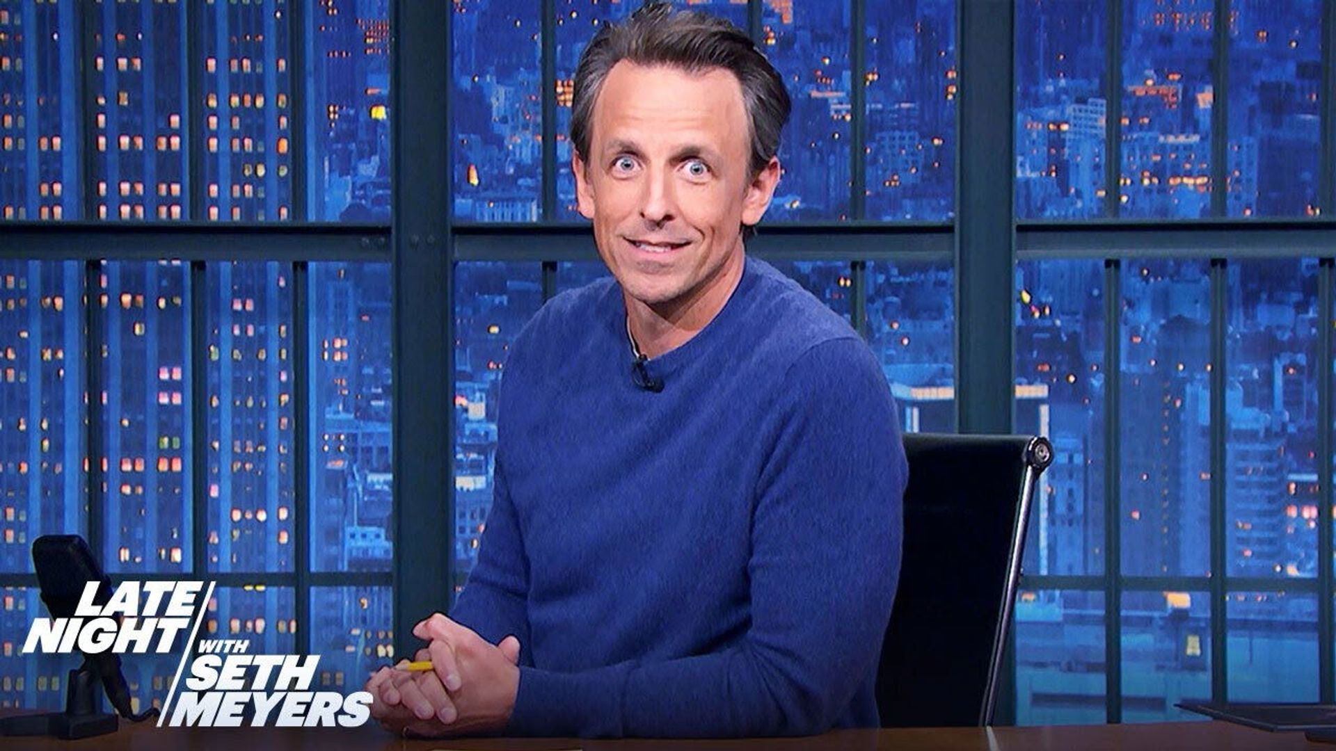 Late Night with Seth Meyers: Corrections" background