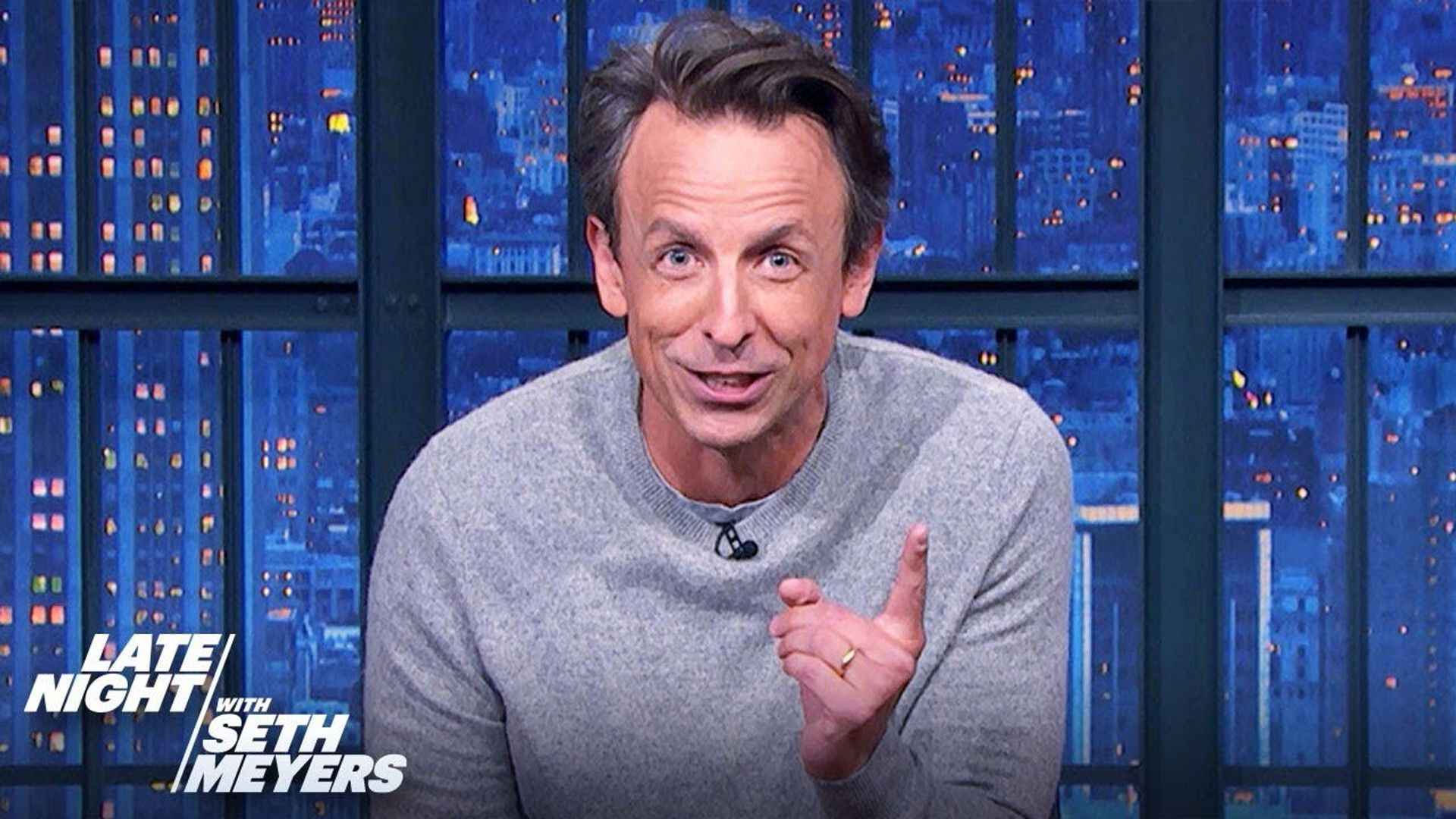 Late Night with Seth Meyers: Corrections" background