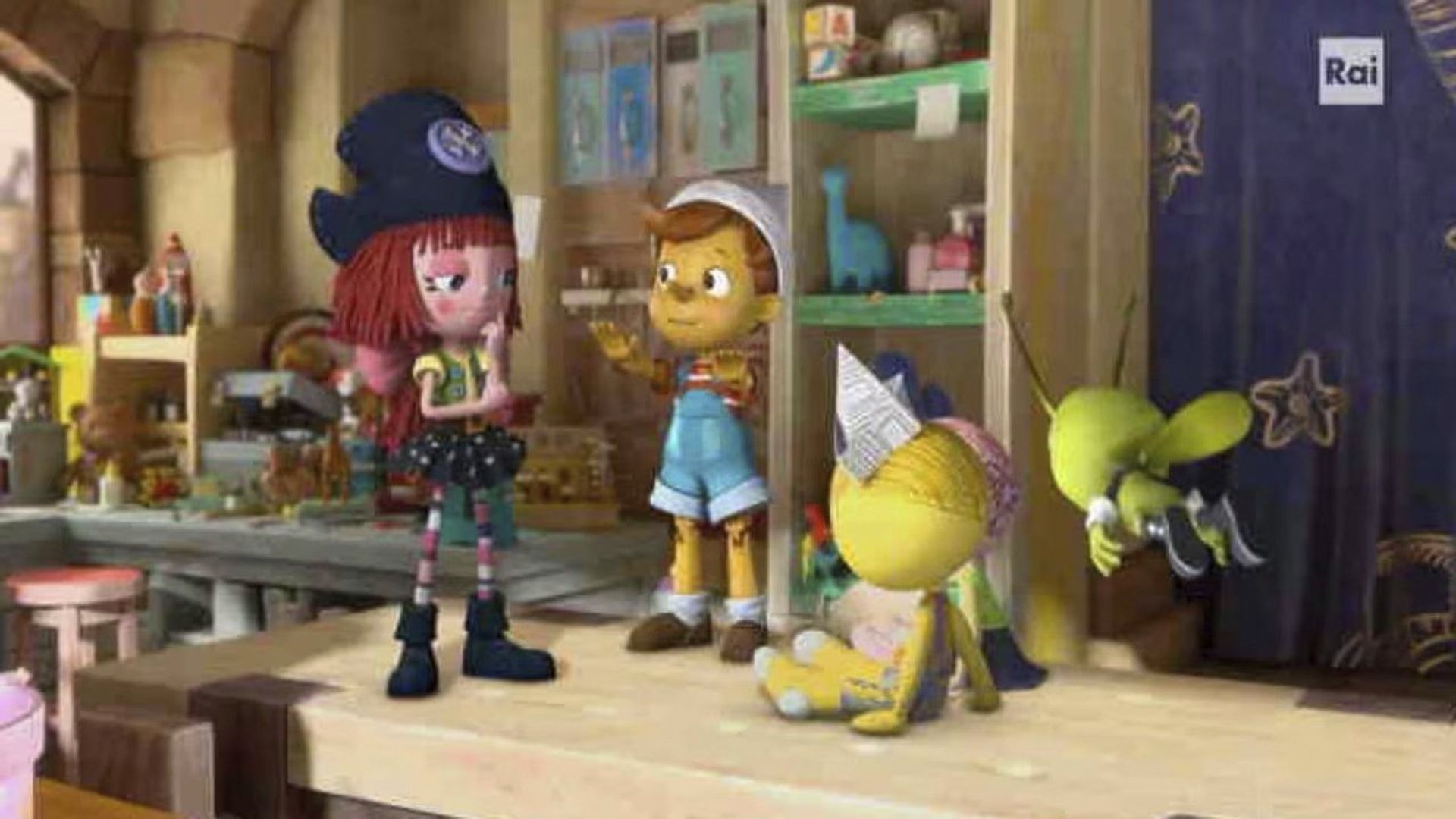 Pinocchio and Friends background