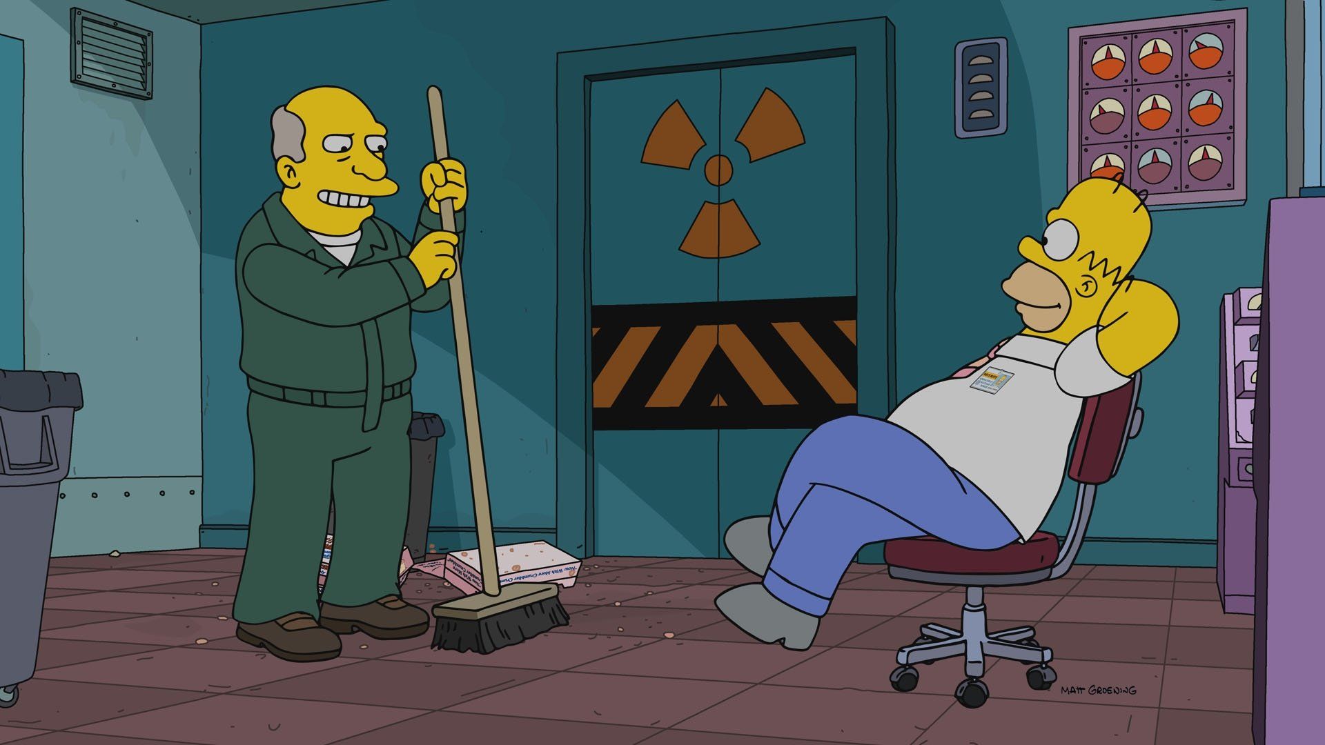 The Simpsons background