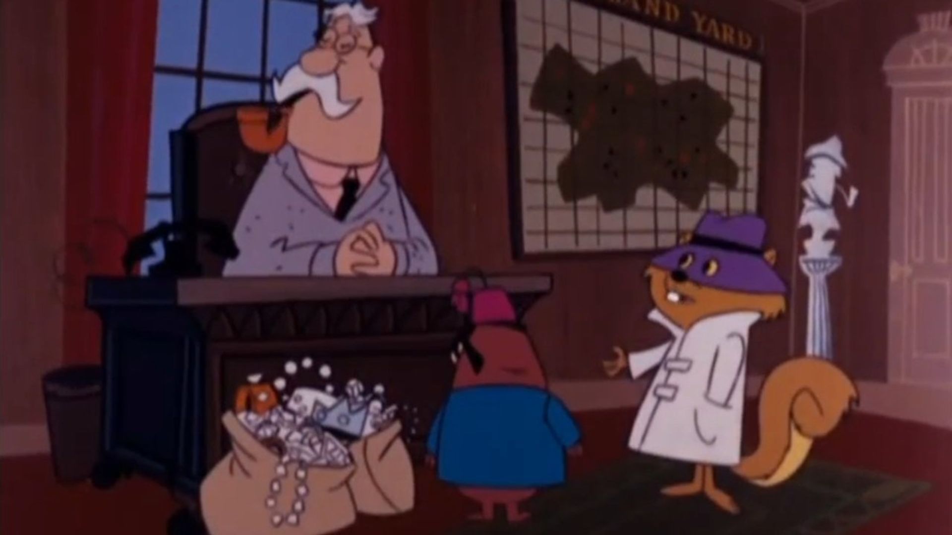 The Secret Squirrel Show background