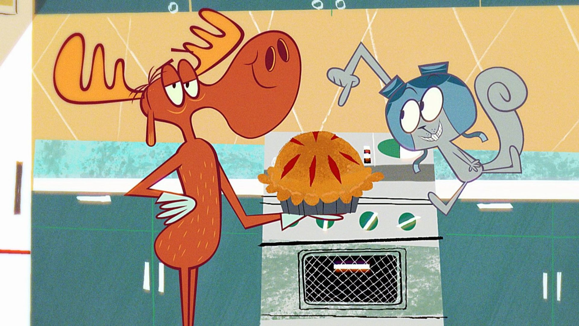 The Adventures of Rocky and Bullwinkle background