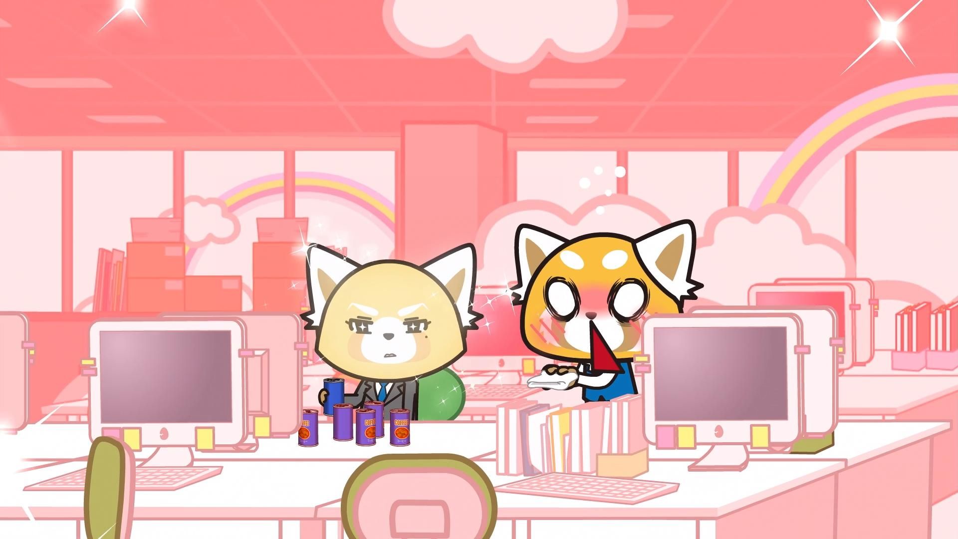 Aggretsuko background